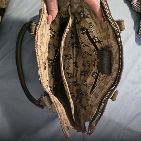 Harley-Davidson Tan and Brown Shoulder Bag - Picture 3 of 8